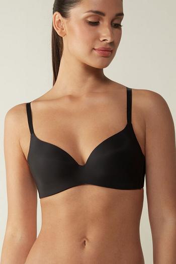 Intimssimi Adele Triangle Bra in Ultralight Microfiber Black | DSGVO95543