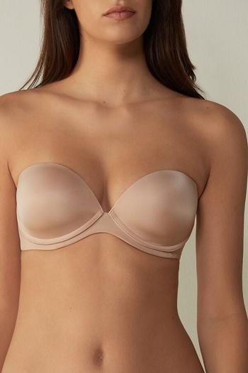 Intimssimi Anna Bandeau Bra in Ultralight Microfiber Natural | SGEAH39472