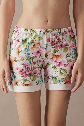 Intimssimi Botanical Lyrics Modal Shorts White | ZSGMJ17495