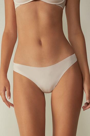 Intimssimi Brazilian Panties in Seamless Ultra Light Microfiber Natural | SGEGJ92907