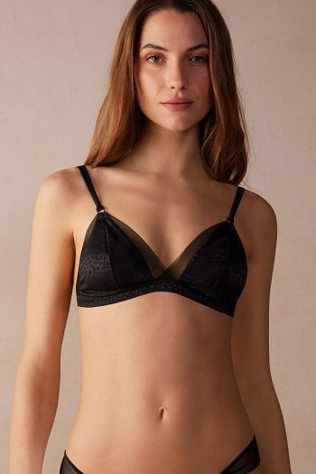 Intimssimi Cool Minimal Emma Triangle Bra Black | PSGQX45785