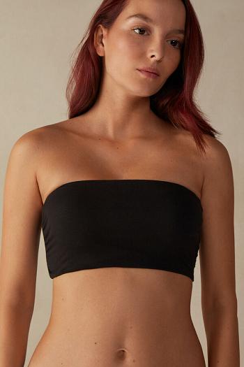 Intimssimi Cotton Bra Top Black | LSGTR42430