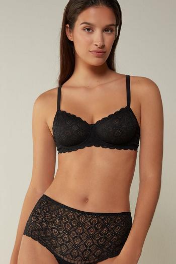 Intimssimi Daniela Balconette Bra in Lace Black | LSGSX61577