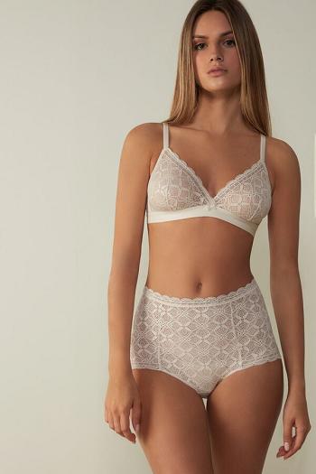 Intimssimi Emma Triangle Bra in Lace Natural | SGCIF54316