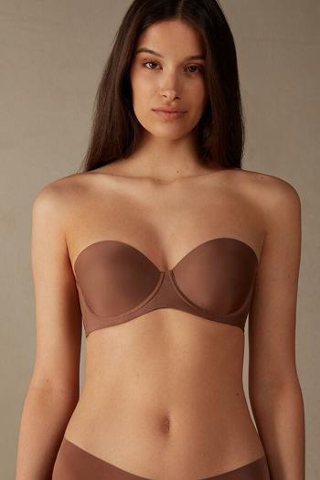 Intimssimi Giada Microfiber Bandeau Bra Natural | FSGUI49721