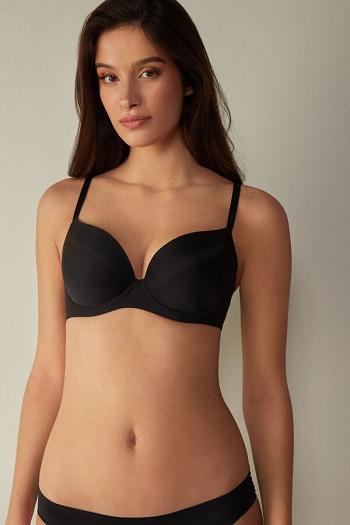 Intimssimi Irina Microfiber Balconette Bra Black | SGCIF73730