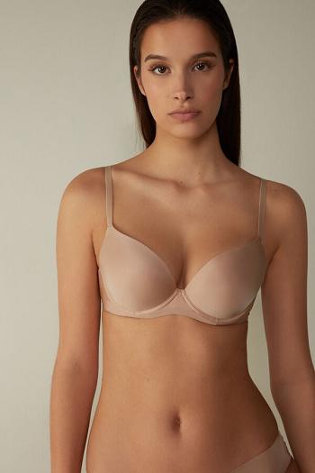 Intimssimi Irina Microfiber Balconette Bra Natural | SGXMI85689