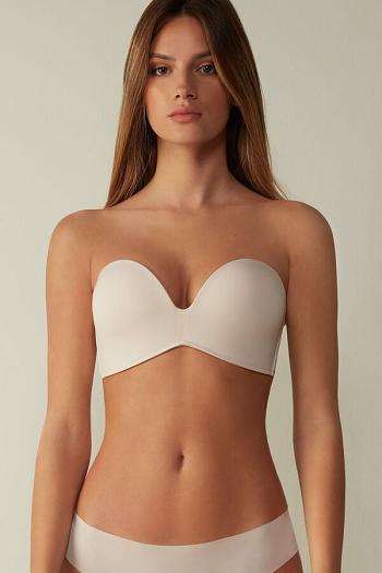 Intimssimi Laura Microfiber Bandeau Bra Natural | SGDYB58405