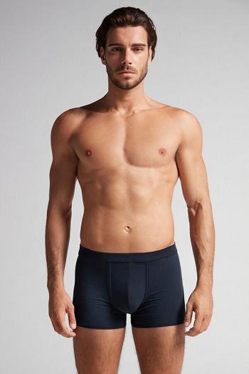 Intimssimi Natural Fresh Supima® Cotton Boxers Blue | SGQAV94065