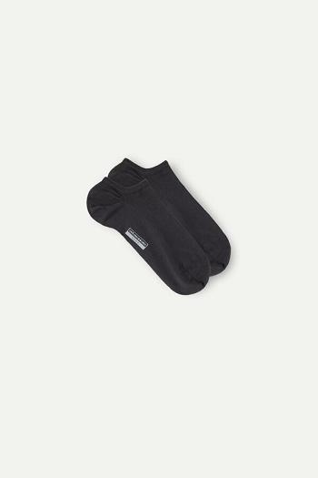 Intimssimi No-show Socks in Supima® Cotton Grey | QSGUV85161