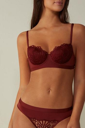 Intimssimi Romantic Life Sofia Balconette Bra Red | SGIIZ22641