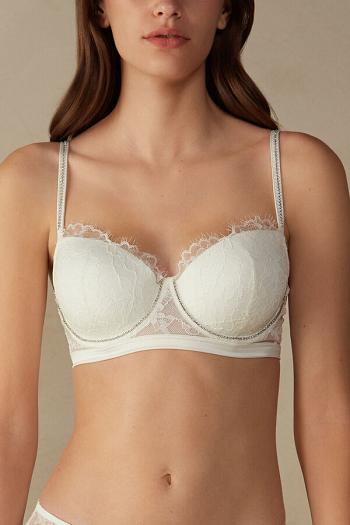 Intimssimi Shine High Like Stars Sofia Balconette Bra White | SGNEJ48260