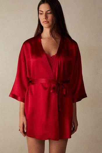 Intimssimi Silk Kimono Red | ASGDF36967