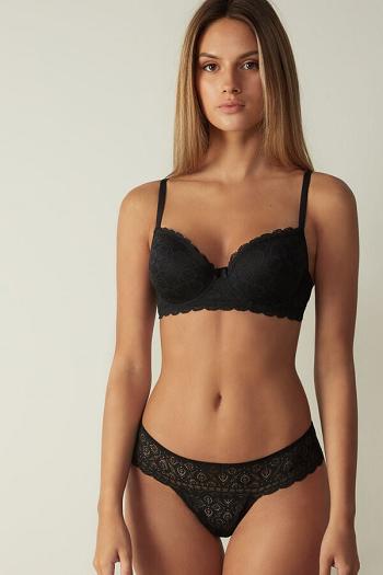 Intimssimi Sofia Balconette Bra in Lace Black | SGJVR20057