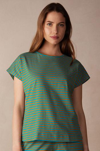 Intimssimi Summer Vibes Striped Top Green | PSGER92176