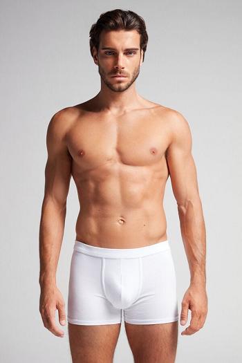 Intimssimi Supima® Cotton Loose Fit Boxers White | XSGBH59298