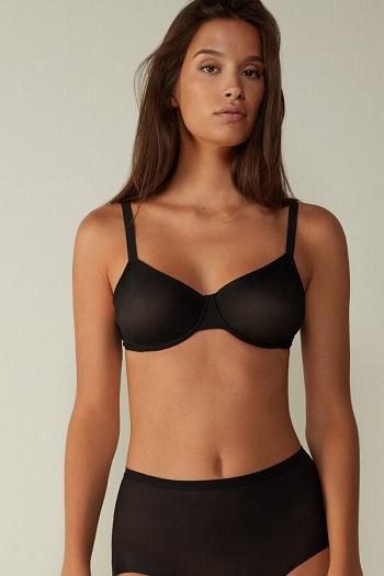 Intimssimi Sveva Invisible Touch Balconette Bra Black | SGXBR91526