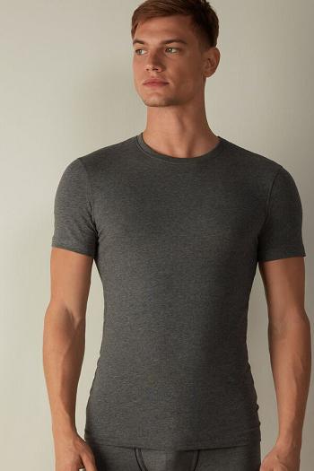 Intimssimi T-shirt in Stretch Supima® Cotton Dark Grey | ASGWC40416