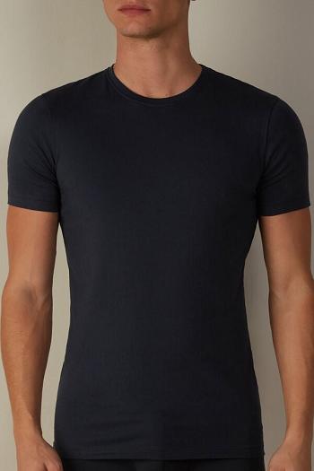 Intimssimi T-shirt in Stretch Supima® Cotton Blue | SGCIF52580