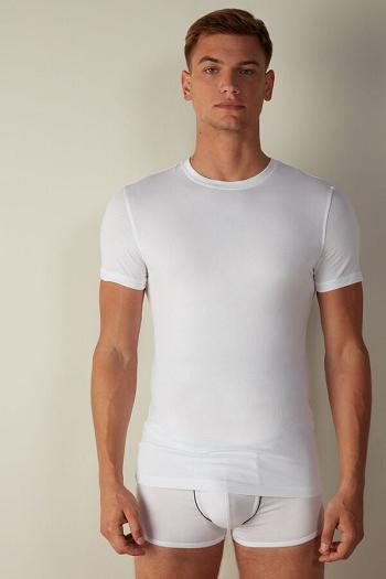 Intimssimi T-shirt in Stretch Supima® Cotton White | SGQAV81286