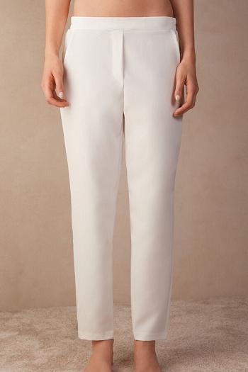 Intimssimi Trousers with Pockets White | USGND78540