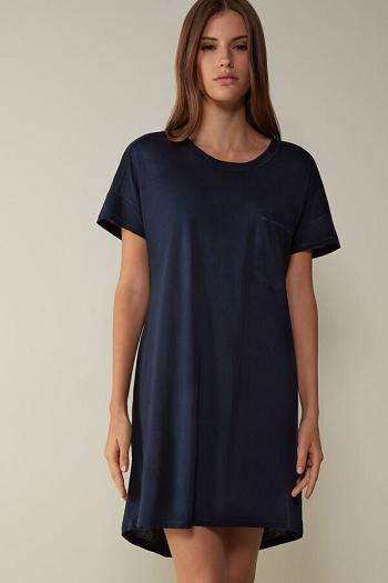 Intimssimi Ultrafresh Supima® Cotton Nightdress Blue | DSGKV61164