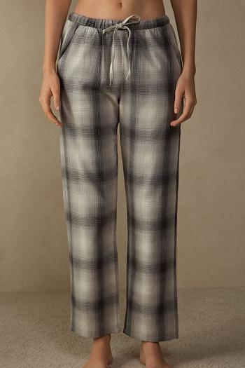 Intimssimi Warm Cuddles Pants in Brushed Cloth Grey | GSGUC60557