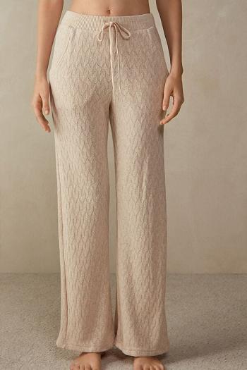 Intimssimi Winter Braid Full Length Jacquard Pants Natural | SGCIF18395