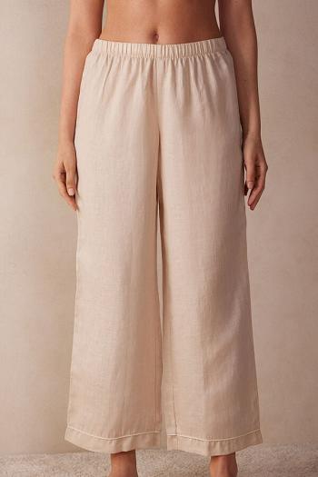 Intimssimi Yacht Night Linen Pants Natural | SGXBR34432