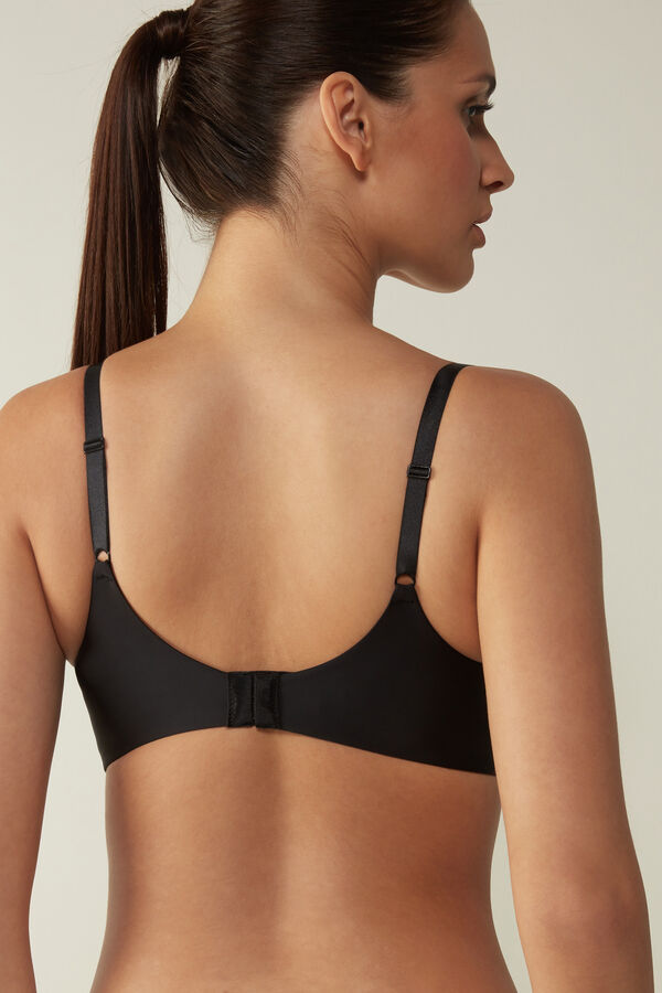 Intimssimi Adele Triangle Bra in Ultralight Microfiber Black | DSGVO95543