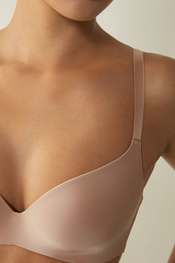 Intimssimi Adele Triangle Bra in Ultralight Microfiber Natural | USGND50468