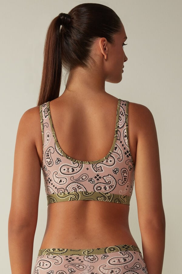 Intimssimi Bandana Mania Bra Top Brown | USGTG11972