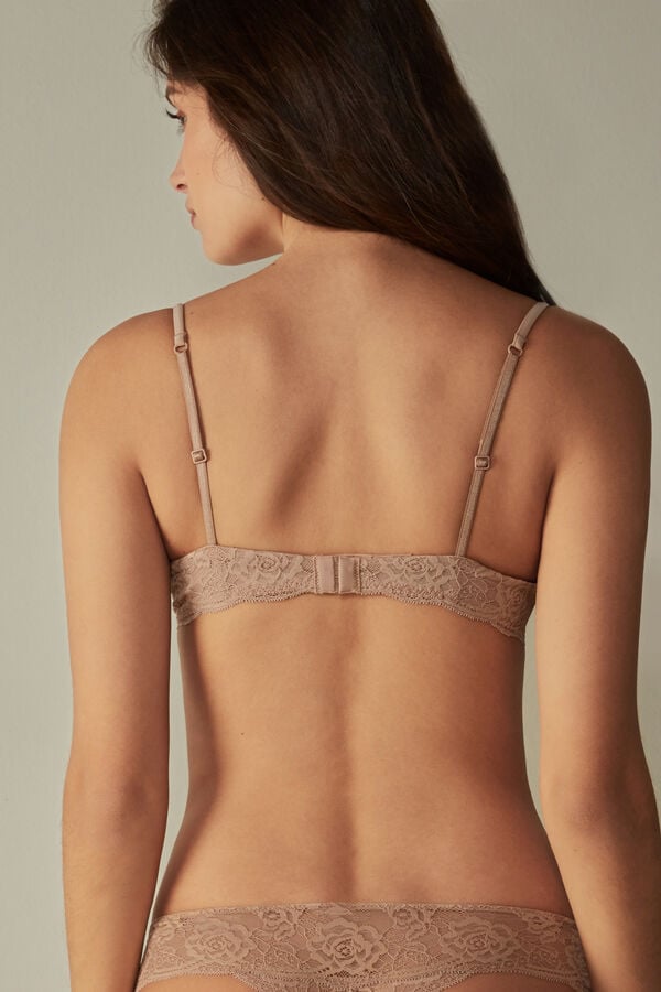 Intimssimi Bellissima Lace Push-Up Bra Natural | SGZDE14309