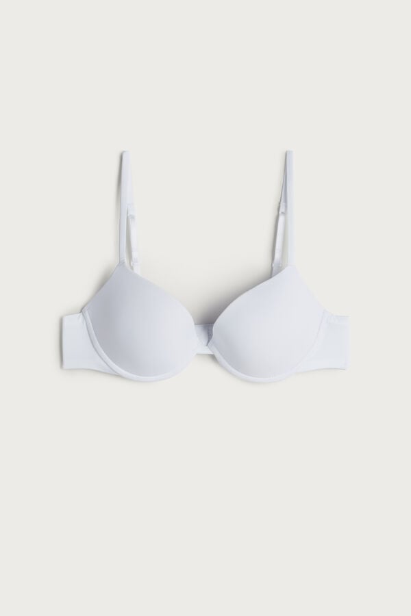 Intimssimi Bellissima Push-up Bra in Microfiber White | DSGVO97704