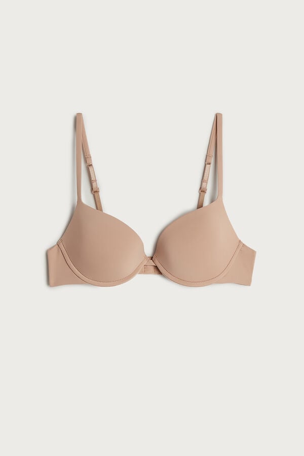 Intimssimi Bellissima Push-up Bra in Microfiber Natural | QSGUV46085