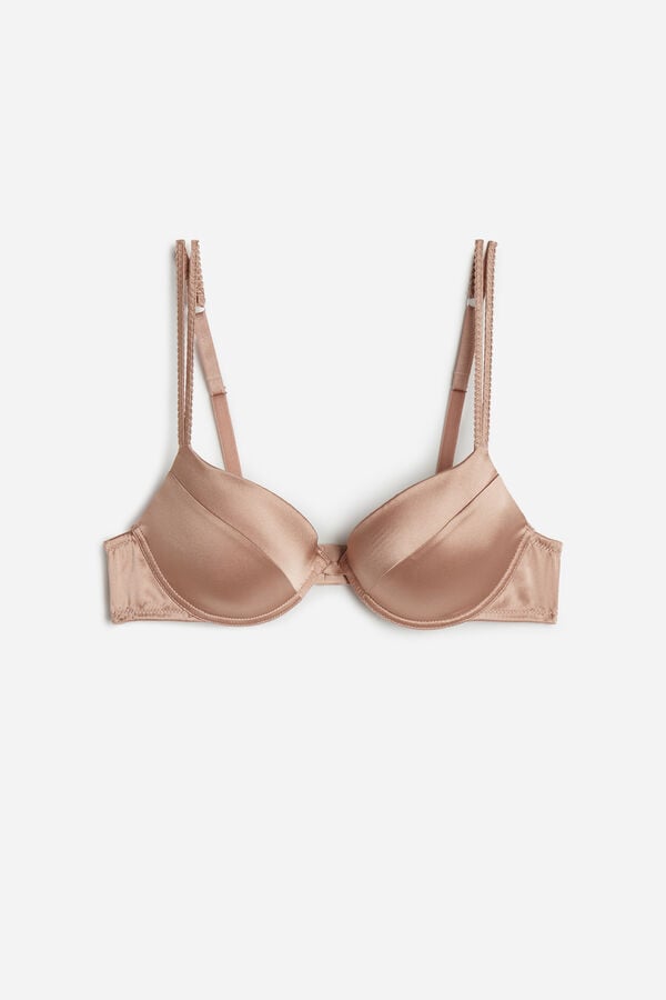 Intimssimi Bellissima Silk Push-Up Bra Natural | MSGFT63303