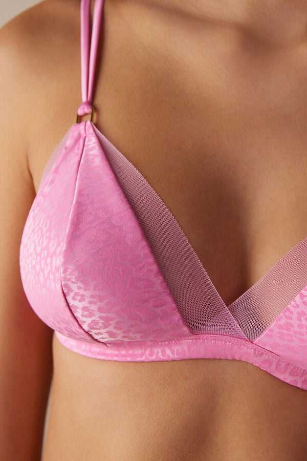 Intimssimi Cool Minimal Emma Triangle Bra Pink | SGZDE55821