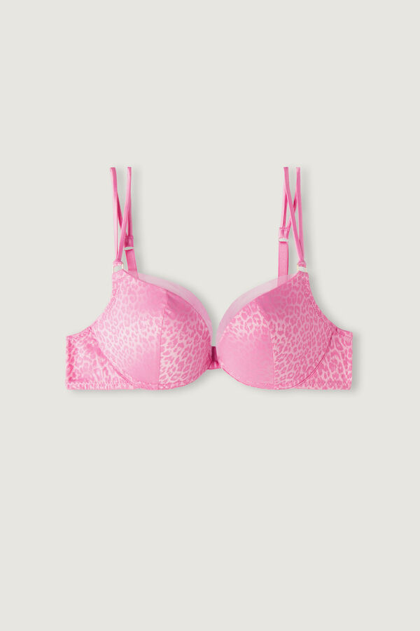 Intimssimi Cool Minimal Simona Super Push-up Bra Pink | USGND54330