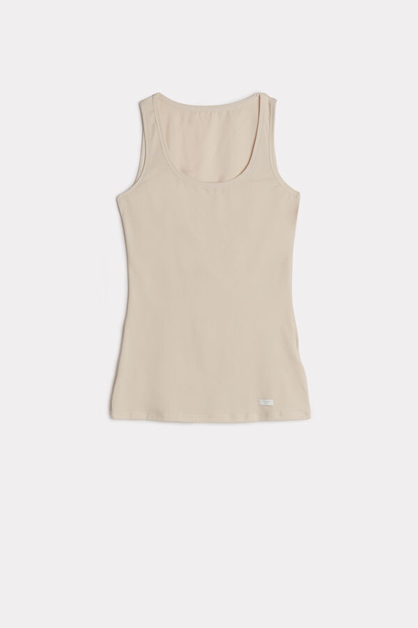 Intimssimi Cotton Tank Top Natural | SGXBR13762