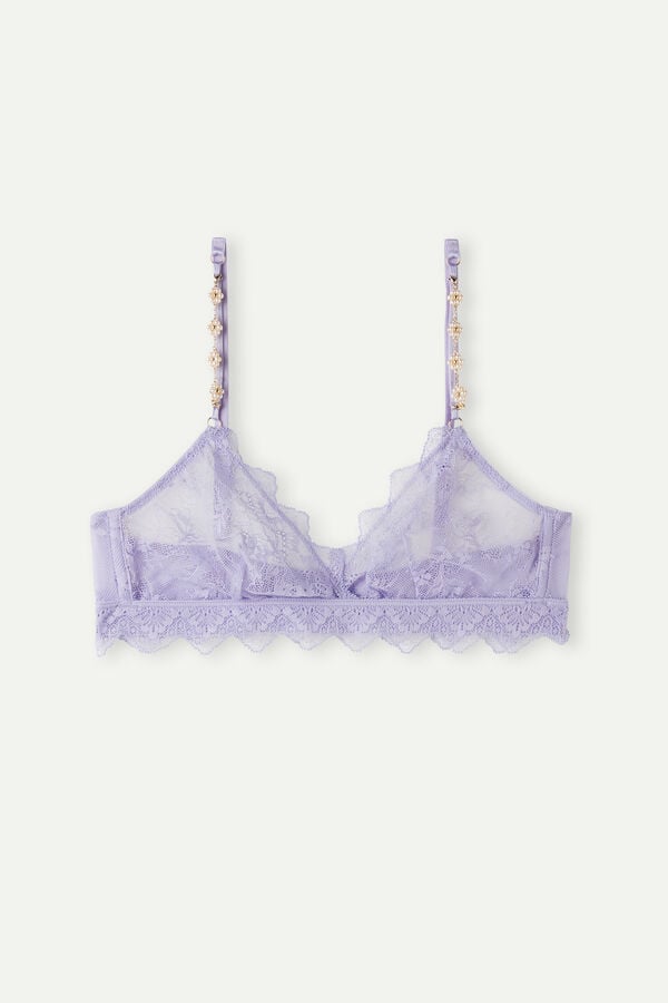 Intimssimi Cover Me in Daisies Emma Triangle Bra Violet | TSGWZ96963