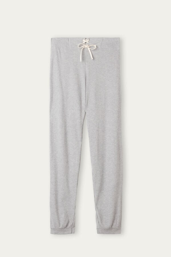 Intimssimi Cozy Waffle Pants Grey | SGCVG74774