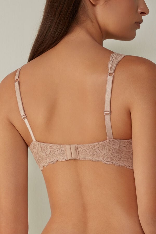 Intimssimi Elena Balconette Bra in Lace Natural | SGEGJ24539