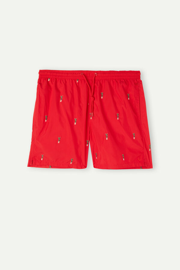 Intimssimi Embroidered Cactus Swim Trunks Print | SGDYB30333