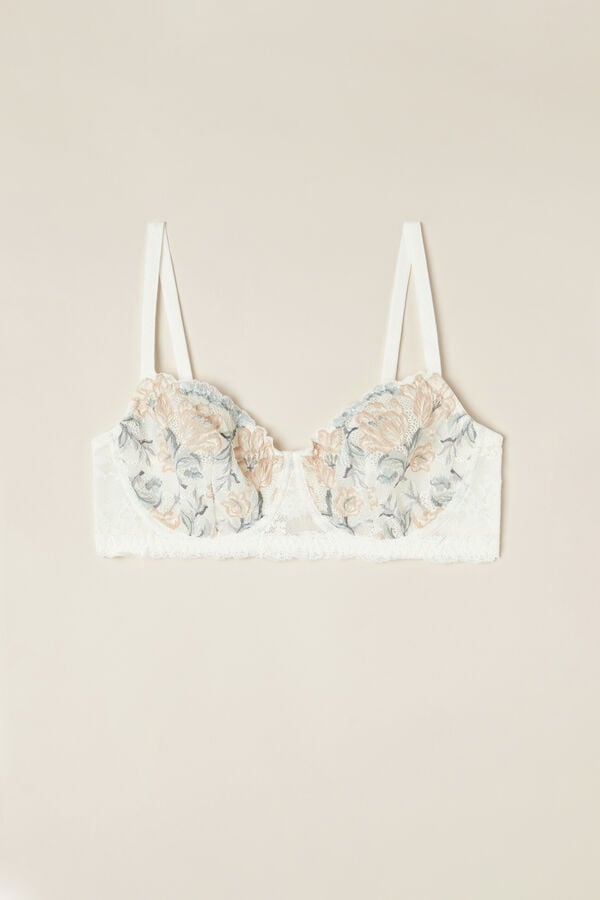 Intimssimi Ephemeral Beauty Daniela Balconette Bra White | XSGBH71441