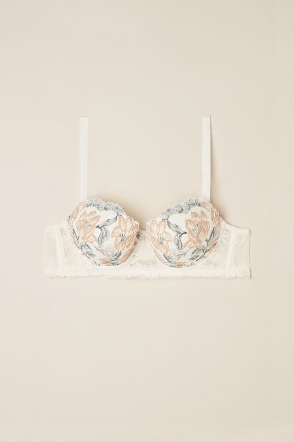 Intimssimi Ephemeral Beauty Sofia Balconette Bra White | QSGUV99178