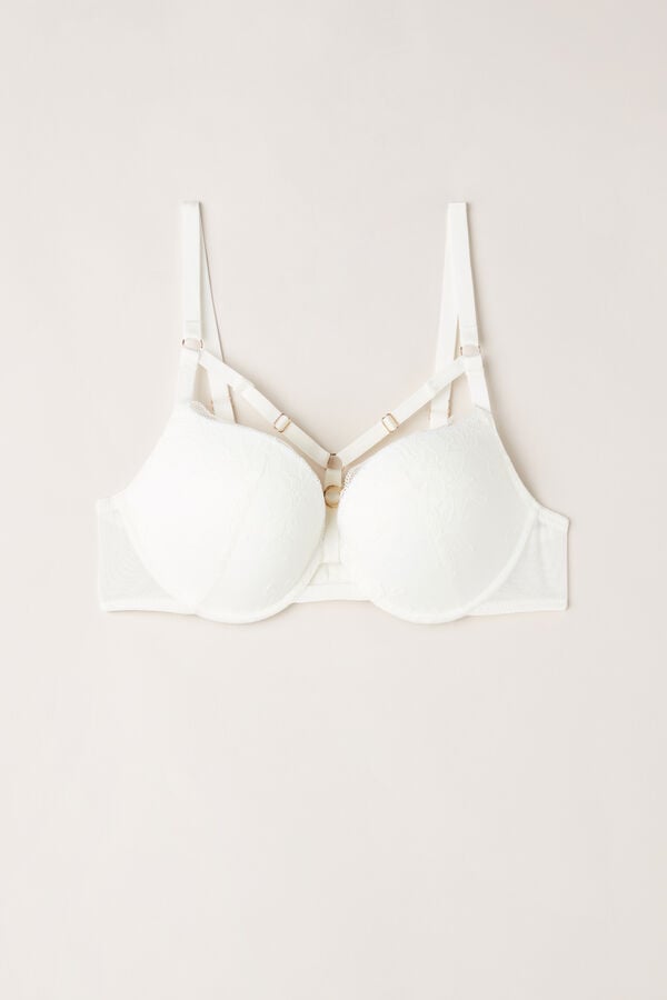 Intimssimi Fearless Femininity Elettra Super Push-up Bra White | LSGTR58300