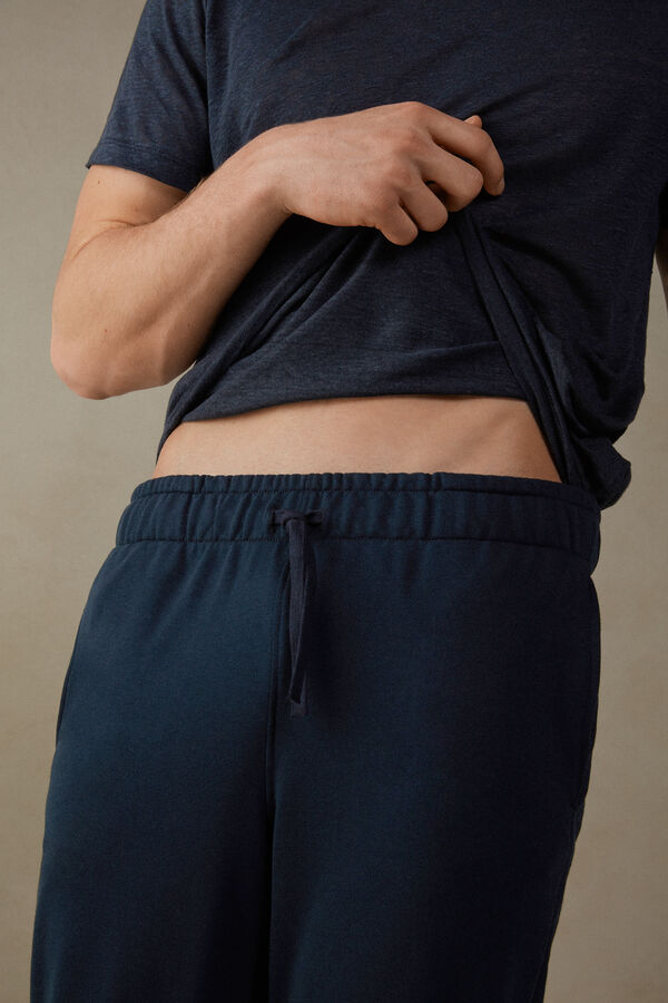 Intimssimi Full Length Lightweight Sweatpants Blue | GSGUC28203