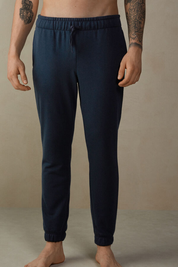 Intimssimi Full Length Lightweight Sweatpants Blue | GSGUC28203