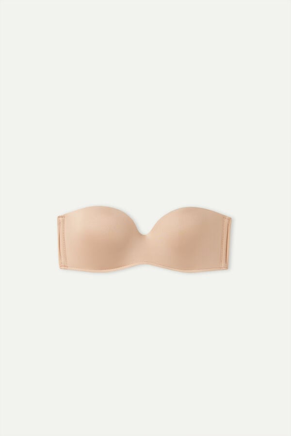 Intimssimi Gioia Bandeau Bra in Ultralight Microfiber Natural | LSGSX65636