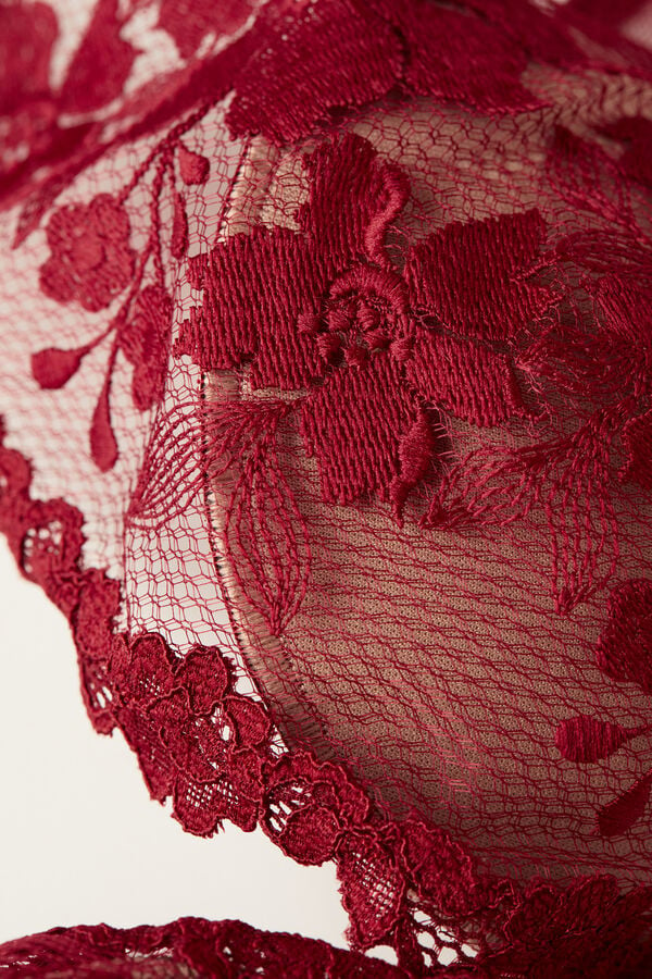 Intimssimi In Full Bloom Elena Balconette Bra Red | SGZPD93479